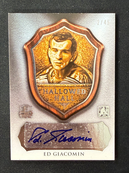 Ed Giacomin #HH-EG1 Hallowed Hall Auto | 2/45