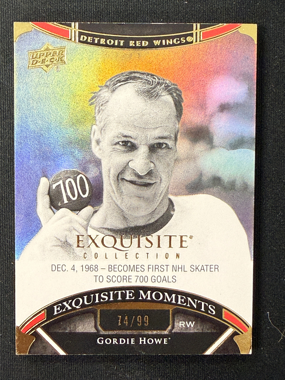 Gordie Howe #ECM-GH Exquisite Moments | 74/99