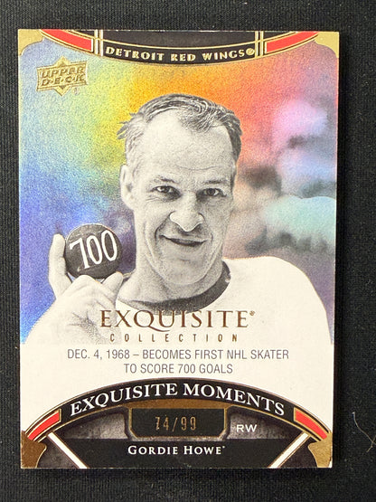 Gordie Howe #ECM-GH Exquisite Moments | 74/99