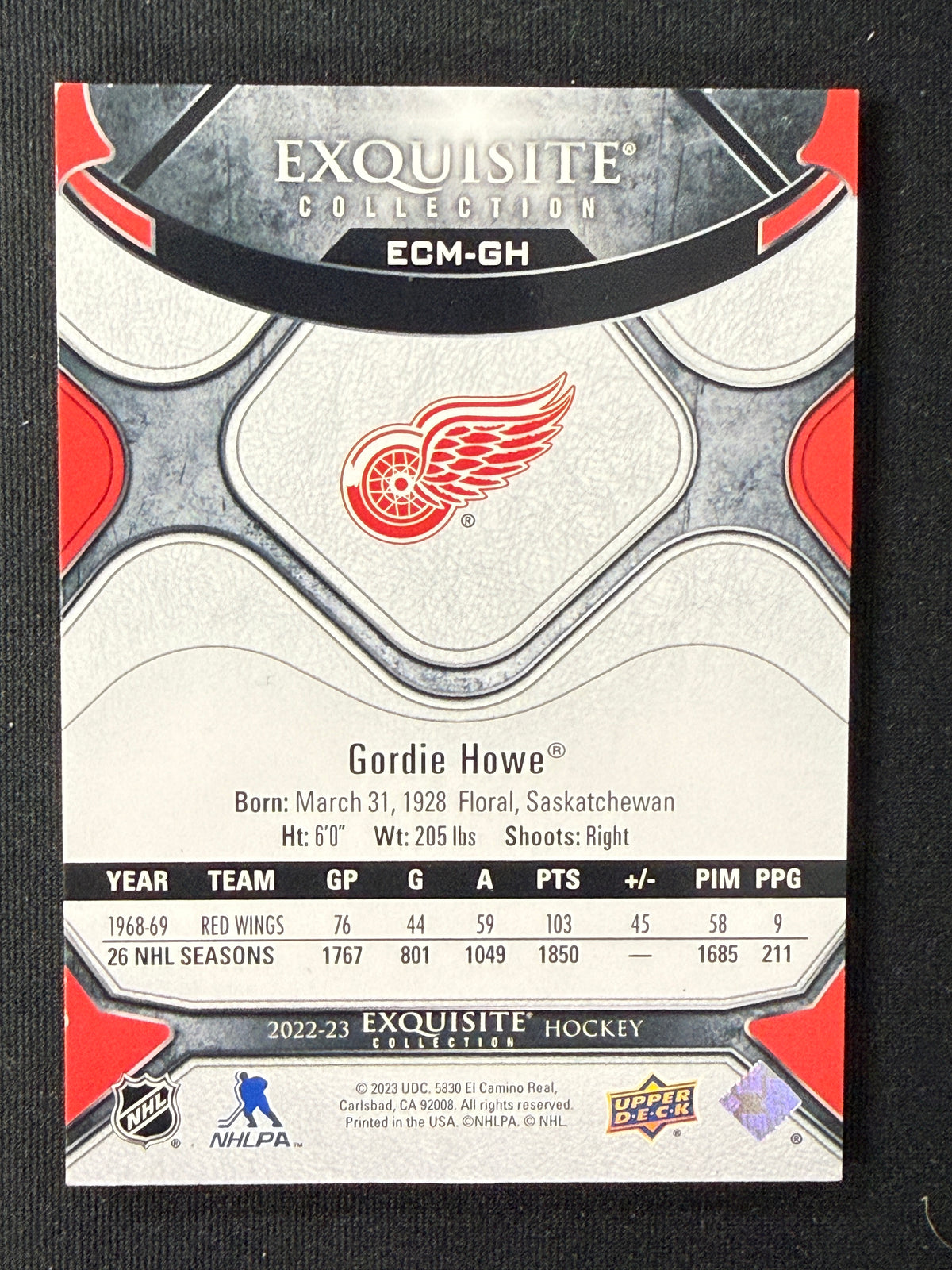 Gordie Howe #ECM-GH Exquisite Moments | 74/99