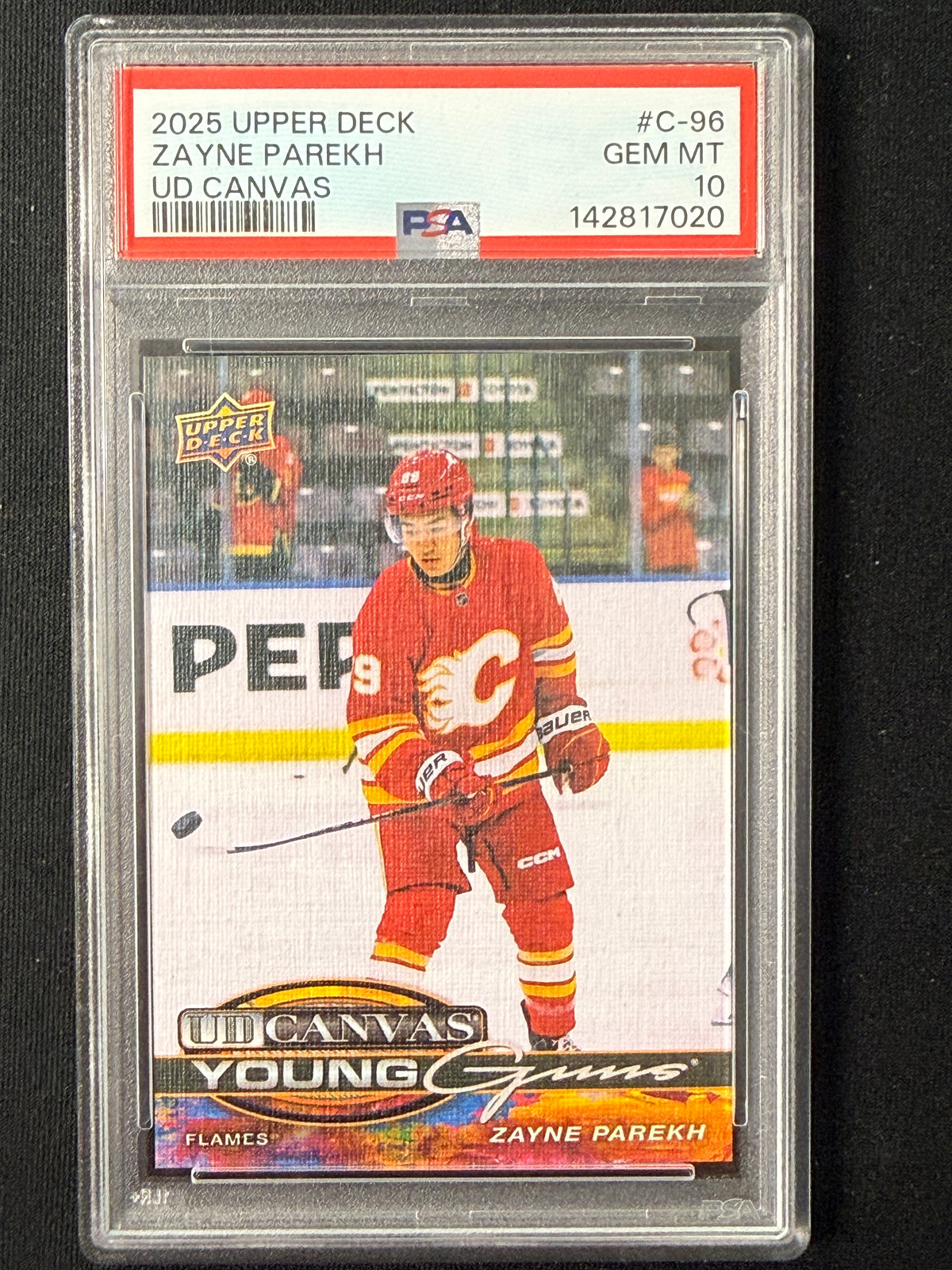 [PSA 10] Zayne Parekh #236 Young Guns UD Canvas