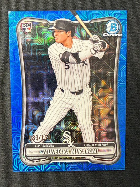 Munetaka Murakami [RC] #9 Bowman Chrome [Blue Mojo] 083/150