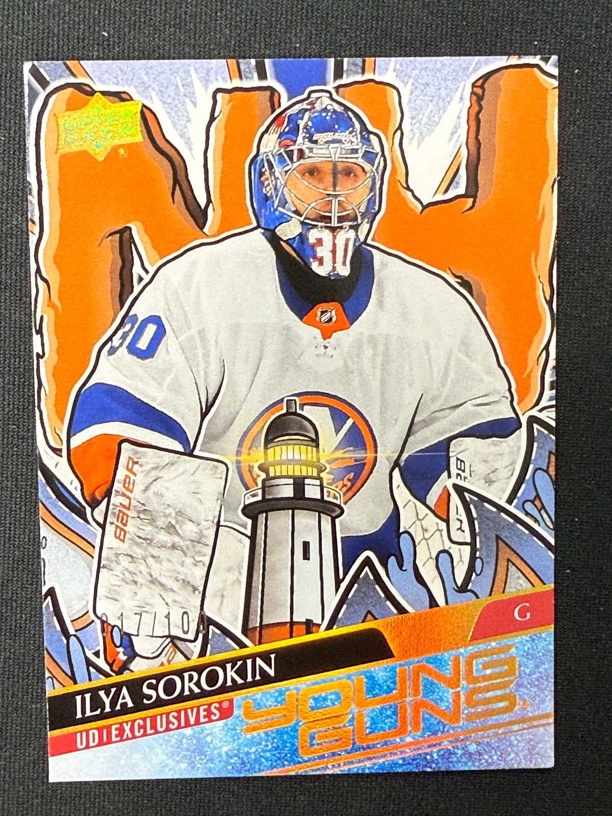 Ilya Sorokin #461 Young Guns Renewed [UD Exclusives] /100