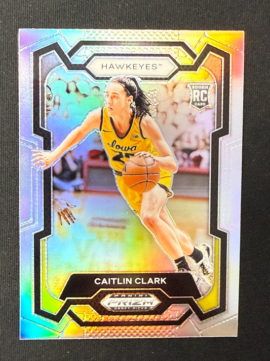 Caitlin Clark [RC] #57 Prizm Draft Picks [Silver]