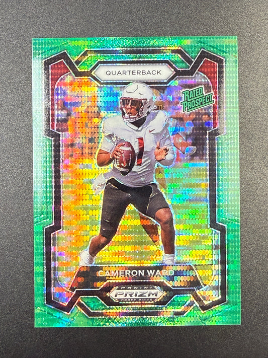 Cameron Ward #199 Rated Prospect [Green Pulsar] /25