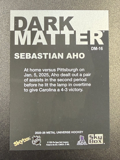 Sebastian Aho #DM-16 Dark Matter