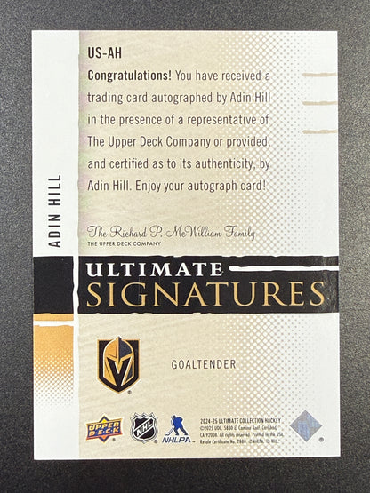 Adin Hill #US-AH Ultimate Signatures