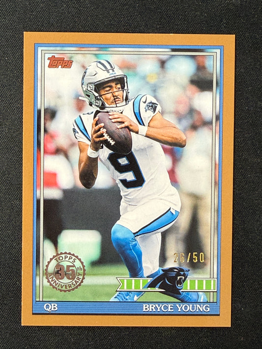 Bryce Young #91TF-14 Topps 35th Anniversary [Gold] /50