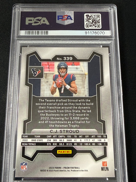 [PSA 10] CJ Stroud [RC] #339 Prizm