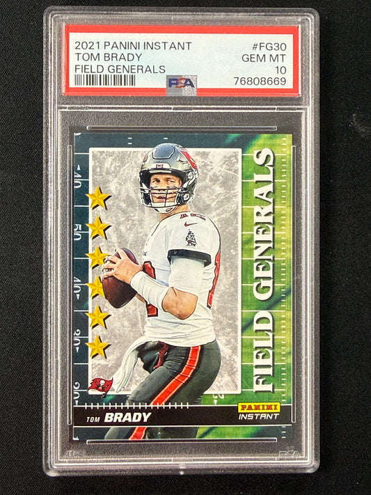 [PSA 10] Tom Brady #FG30 Field Generals