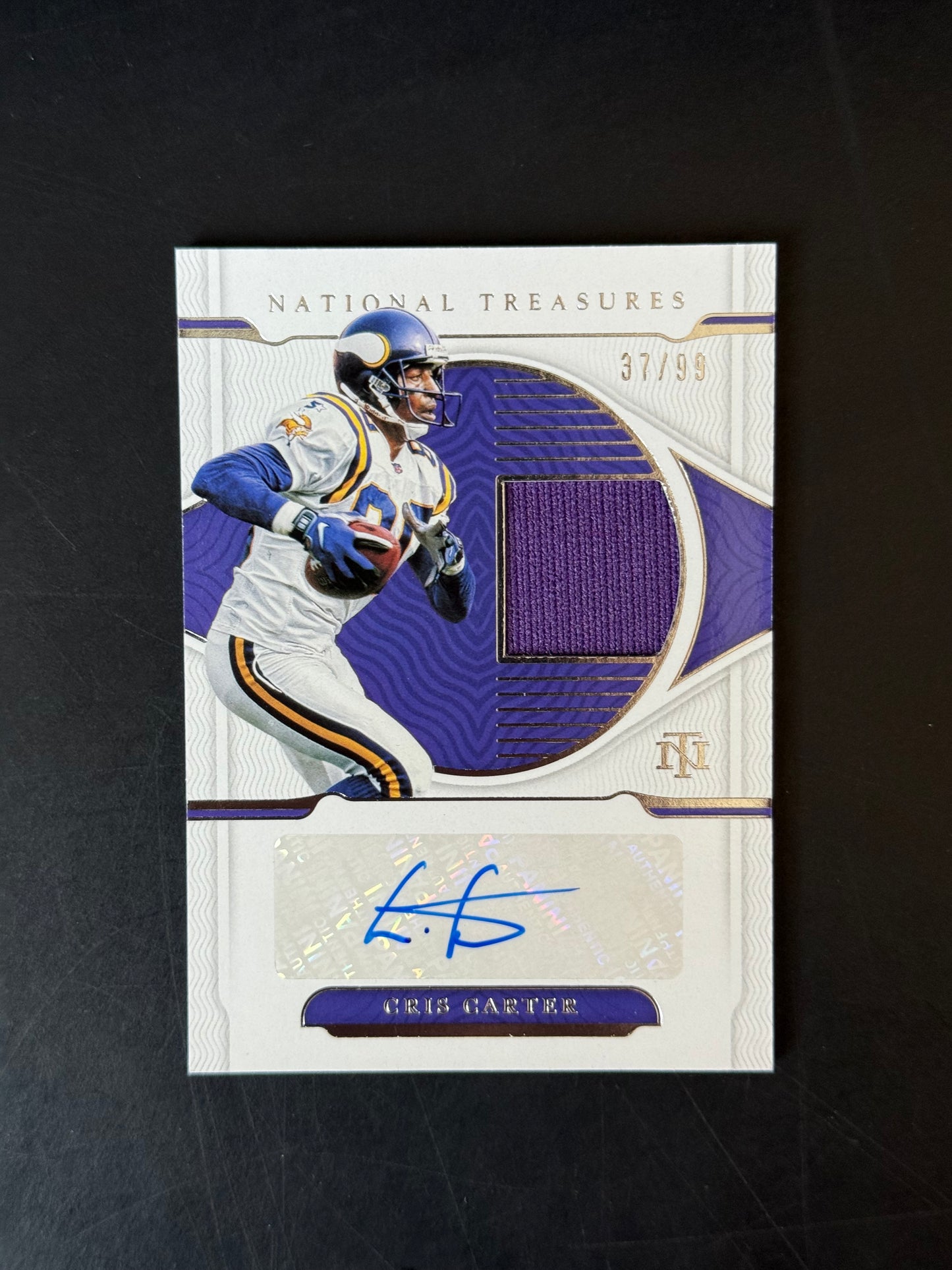 37/99 | Cris Carter #MS-CC National Treasures
