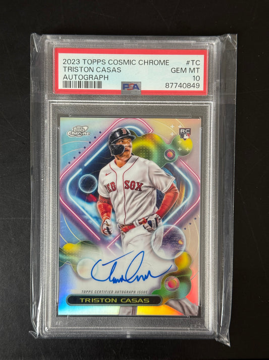 Triston Casas RC Topps Chrome PSA 10 GEM MT Boston Red Sox