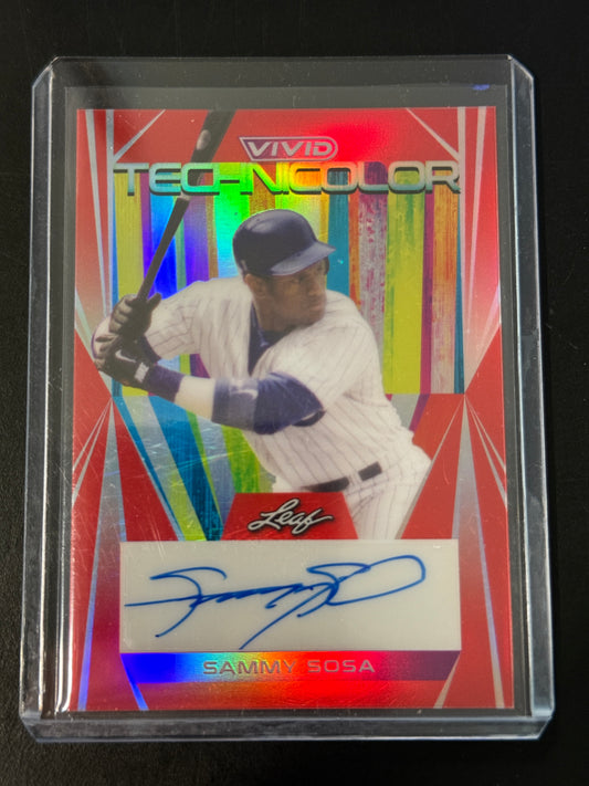 Sammy Sosa Leaf Vivid Technicolor