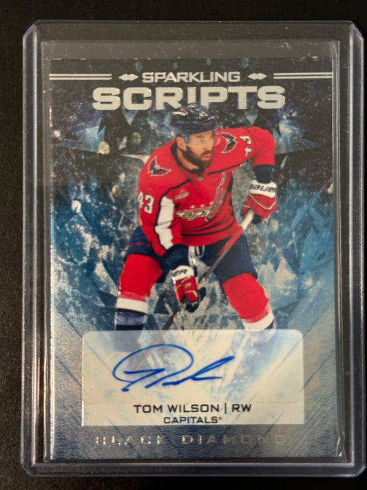 Tom Wilson Sparkling Scripts Sticker Auto