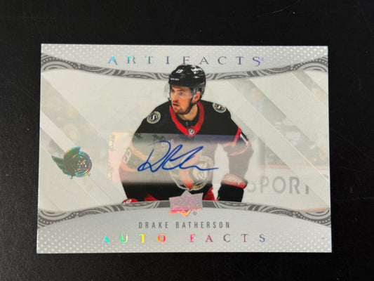 Drake Batherson #AF-DB 2024-25 Artifacts Auto Facts Upper Deck