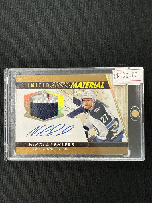 Nikolaj Ehlers #27 Limited Auto Material