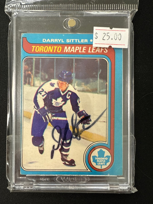 Darryl Sittler #120 Autographed Card