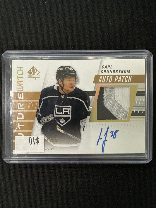 Carl Grundstrom #160 Future Watch Auto Patch