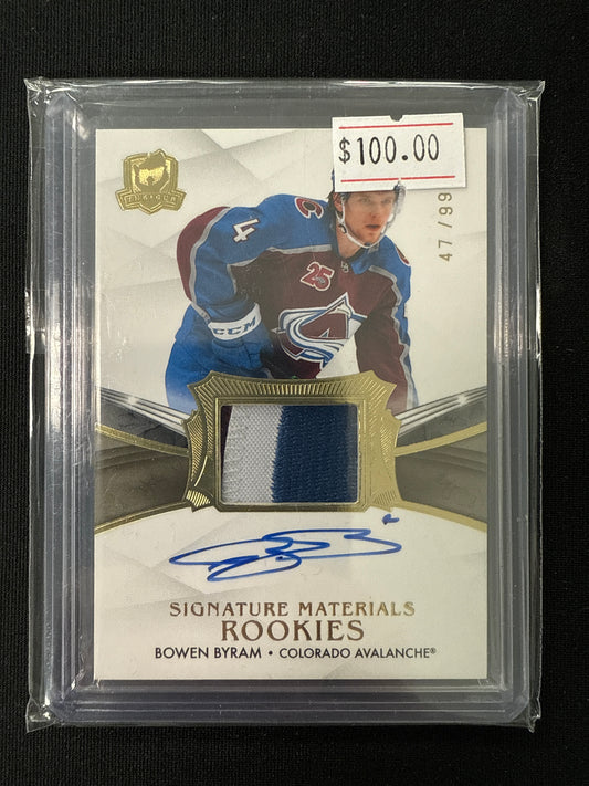 Bowen Byram #SP-BB Signature Materials Rookies