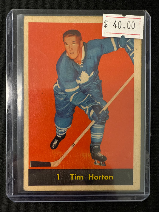 Tim Horton #1 1960-61 Parkhurst Hockey