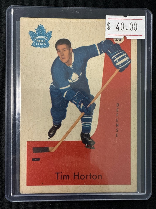 Tim Horton #23 1959-60 Parkhurst Hockey