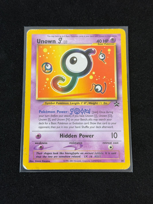 Unown [J] #38 Pokemon Promo
