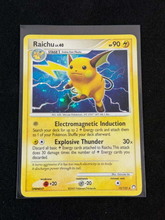 Raichu #15 Pokemon Mysterious Treasures