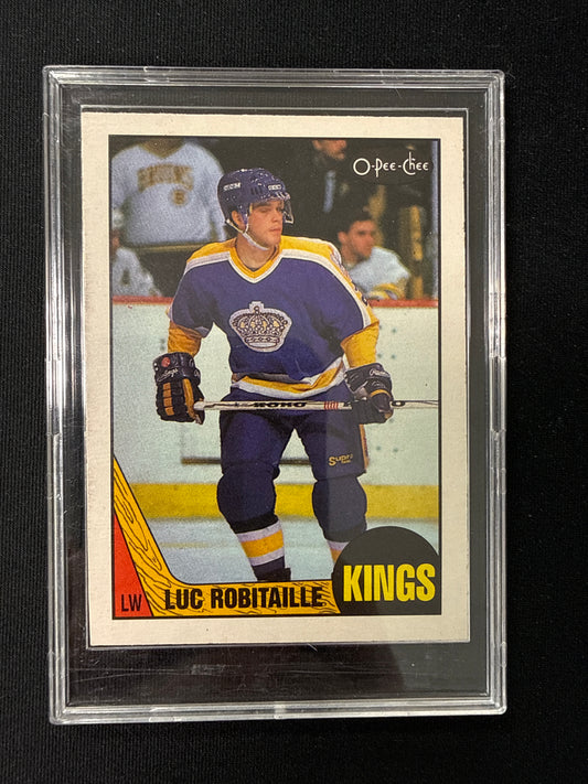Luc Robitaille [Rookie] #42 1987 O-Pee-Chee