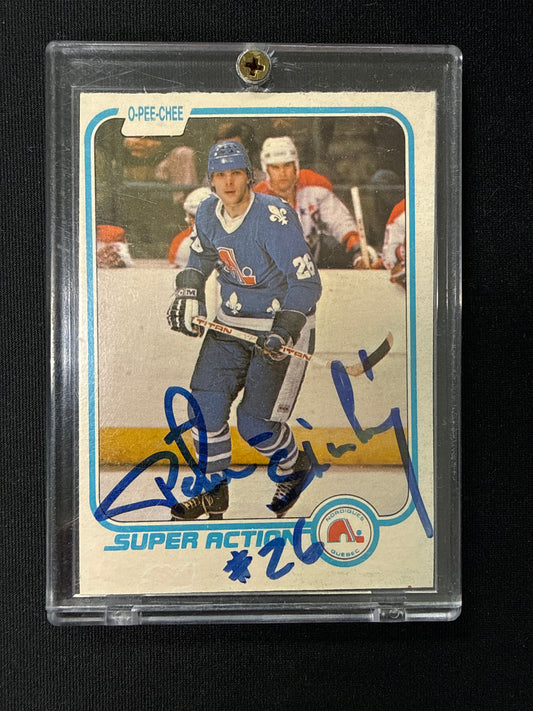 Peter Stastny #286 [On Card Auto] 1981 O-Pee-Chee