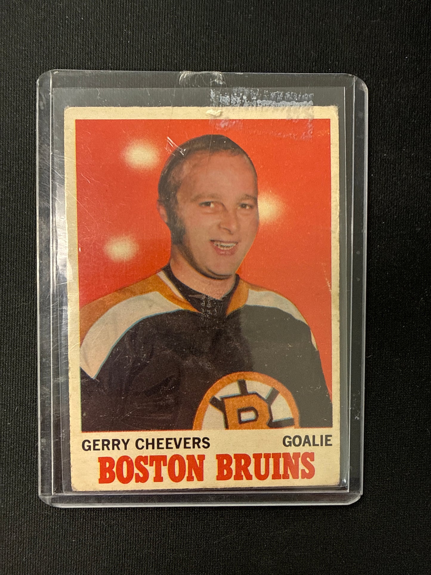 Gerry Cheevers #1 O-Pee-Chee 1970