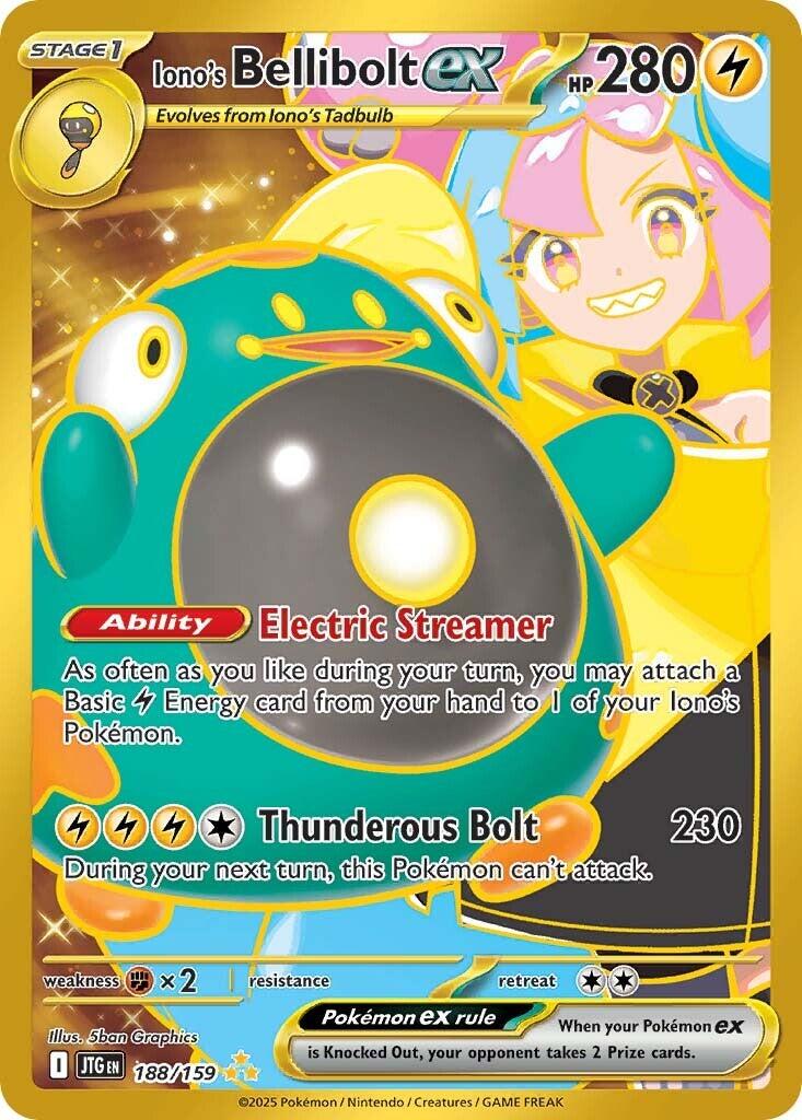 Iono's Bellibolt ex #188 Journey Together
