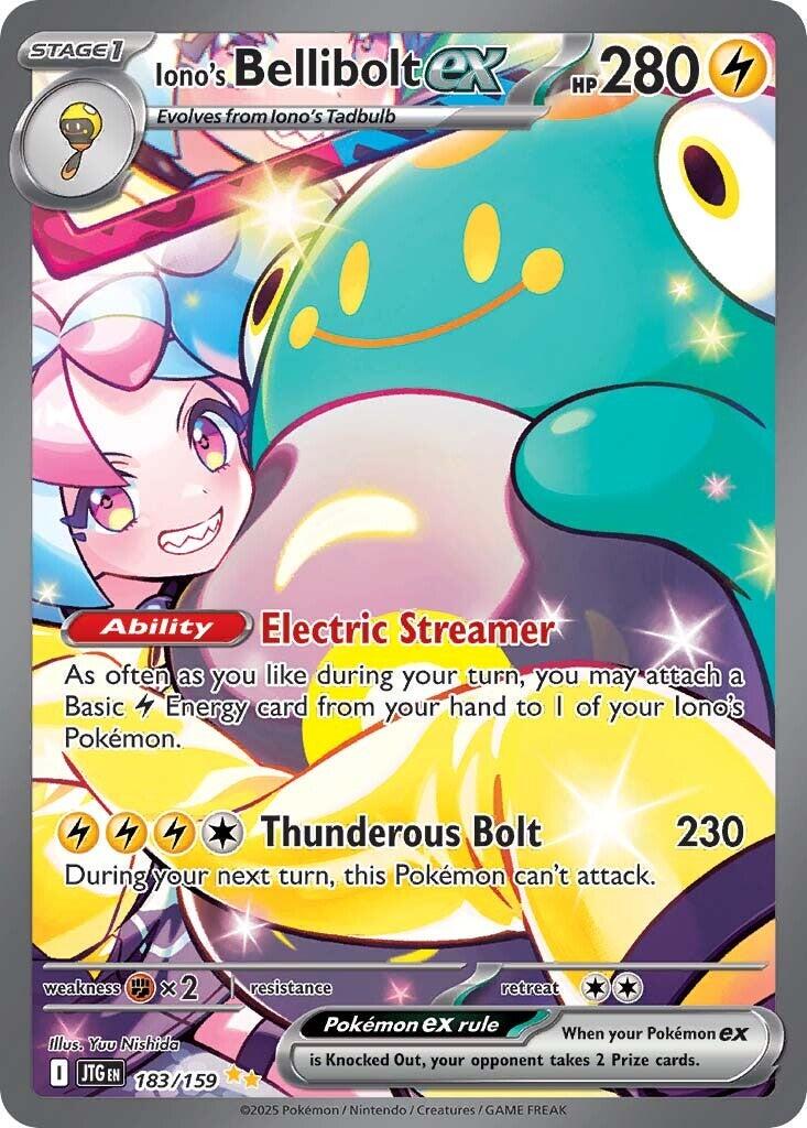 Iono's Bellibolt ex #183 Journey Together