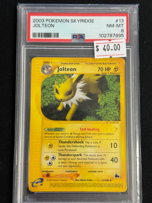 # 13 PSA NM-MT 8 Jolteon