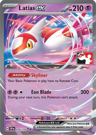 Latias ex [Prize Pack] #76 Surging Sparks