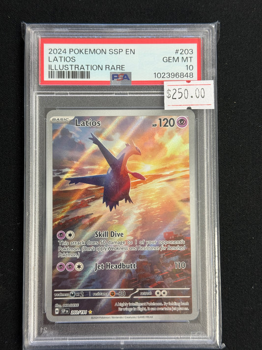 #203 PSA GEM MT 10 Latios