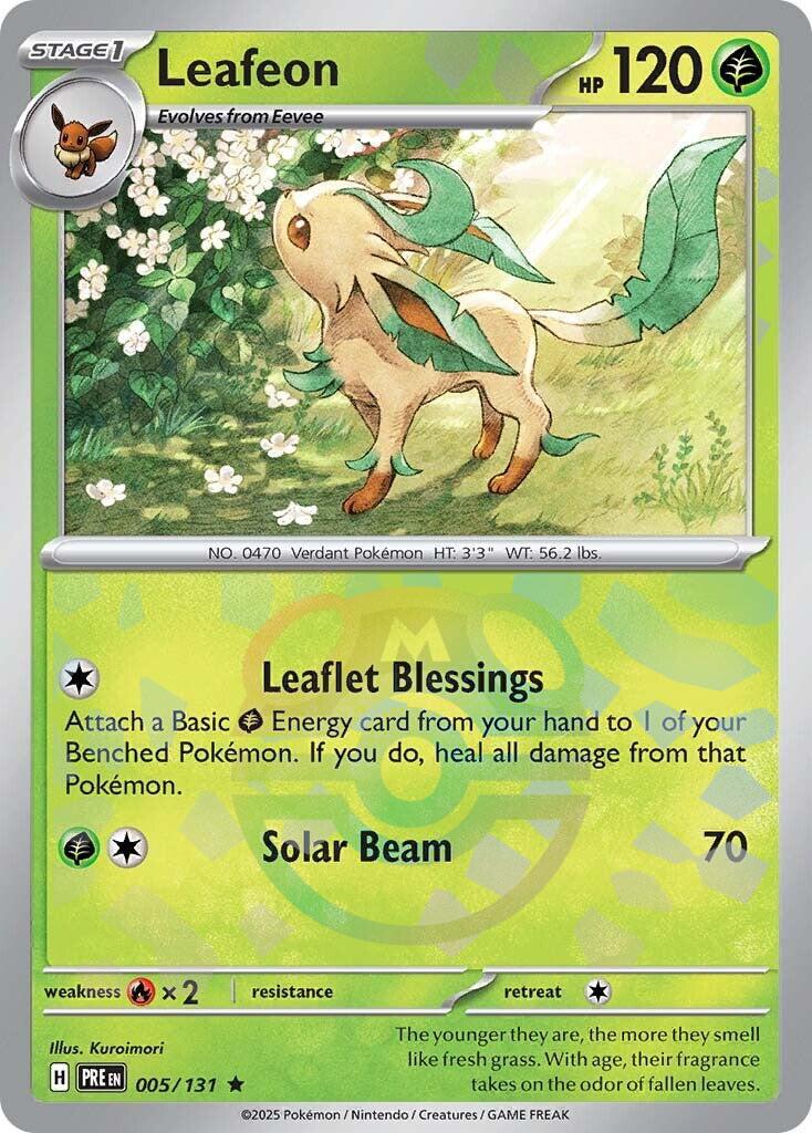 Leafeon [Master Ball] #5 Prismatic Evolutions