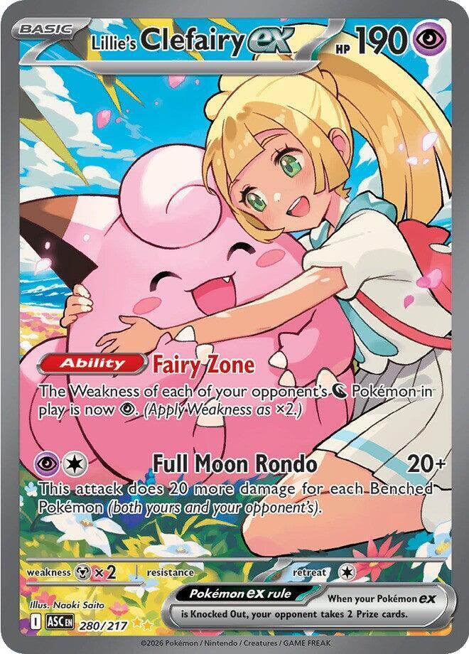 Lillie's Clefairy ex #280 Ascended Heroes