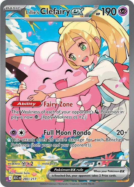 Lillie's Clefairy ex #280 Ascended Heroes