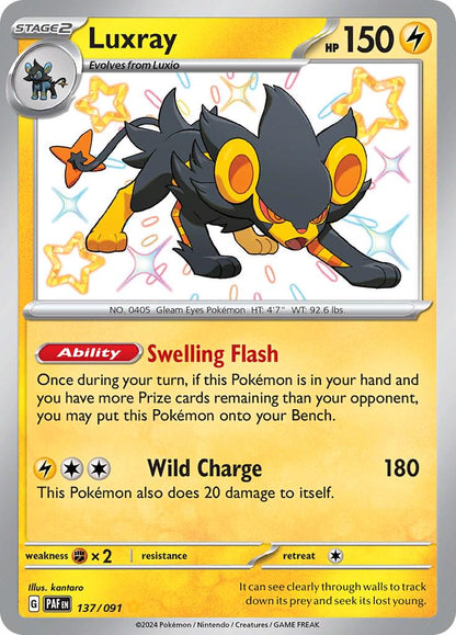 Luxray #137 Pokemon Paldean Fates