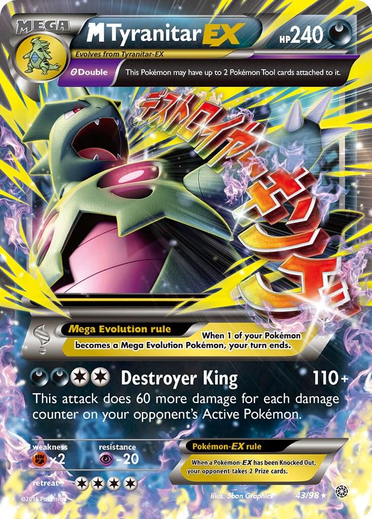 M Tyranitar EX #43 Ancient Origins