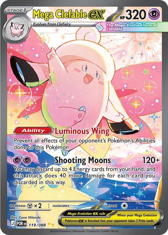 Mega Clefable ex #119 Perfect Order