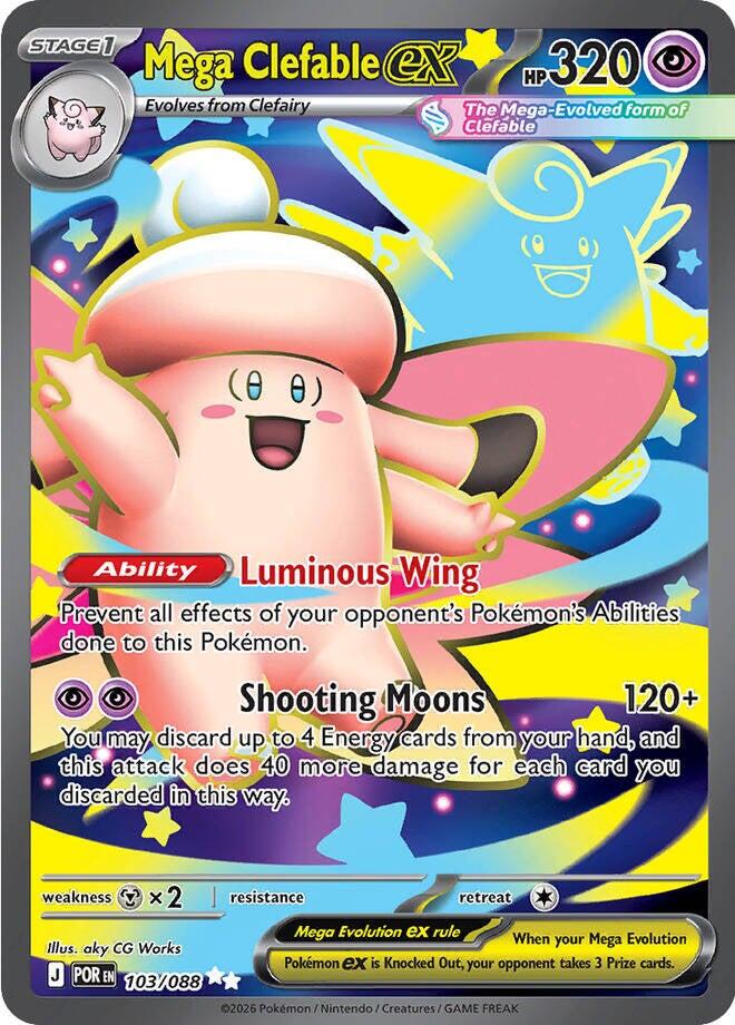 Mega Clefable ex #103 Perfect Order