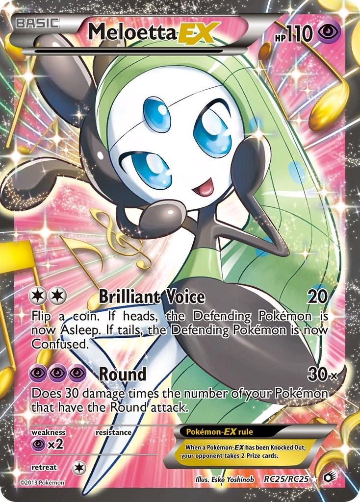 Meloetta EX #RC25 Legendary Treasures