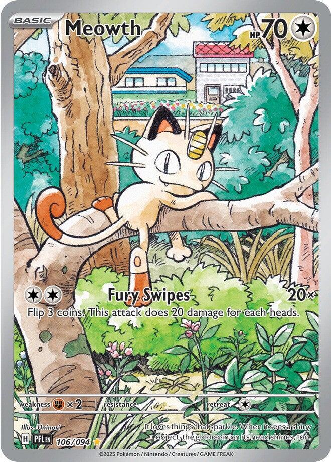 Meowth #106 Pokemon Phantasmal Flames