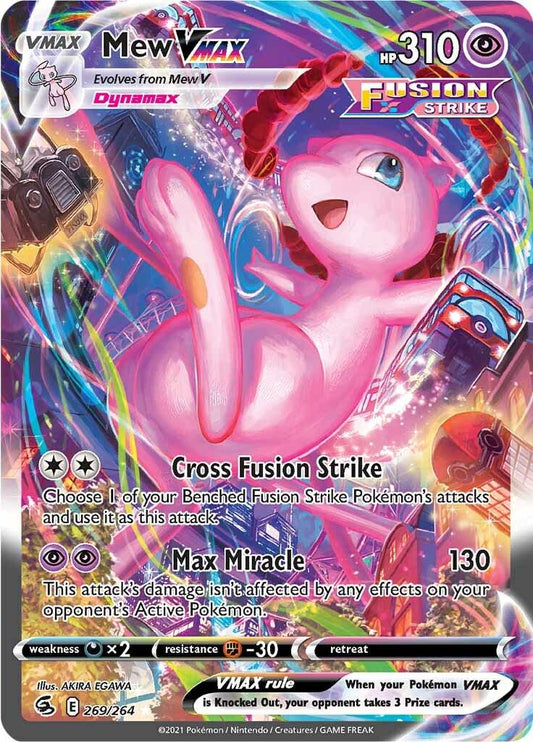 Mew VMAX #269 Fusion Strike