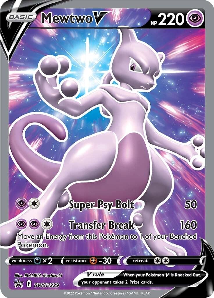 Mewtwo V #SWSH229 Promo