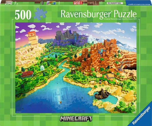 Minecraft Ravensburger 500 Piece Puzzle