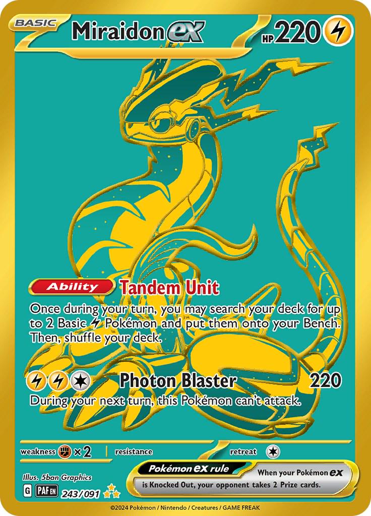 Miraidon ex #243 Paldean Flames