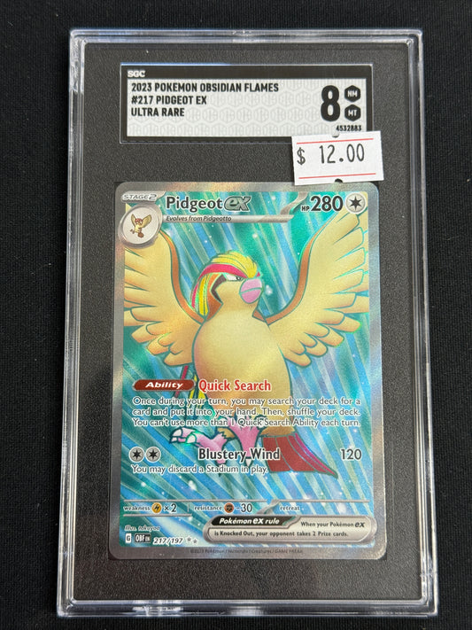 #217 SGC NM-MT 8 Pidgeot EX