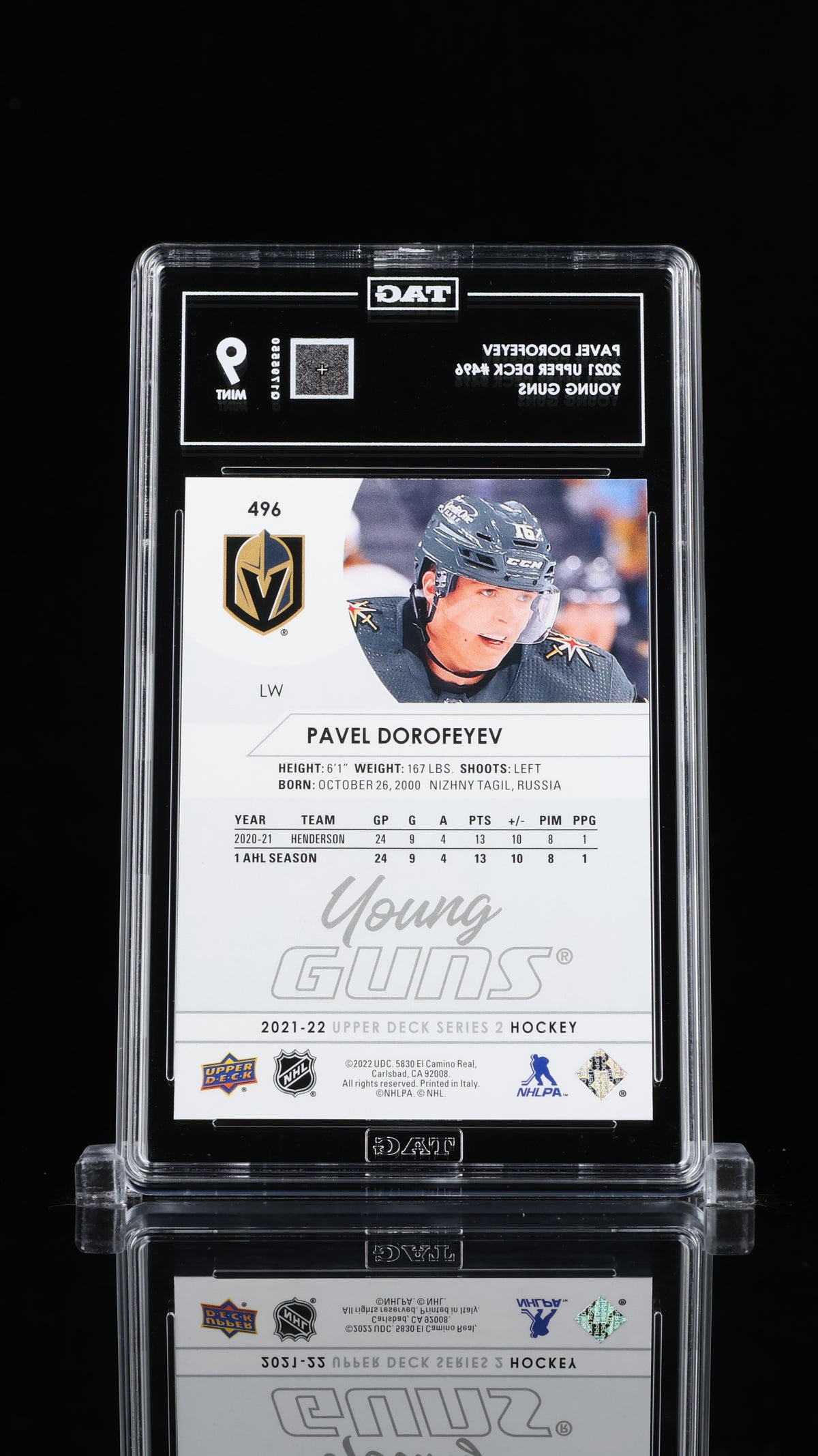 [TAG 9] Pavel Dorofeyev #496 Young Guns